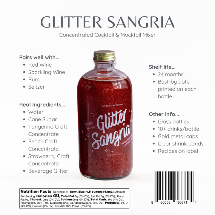 Glitter Sangria Mixer - 22 Palms Boutique
