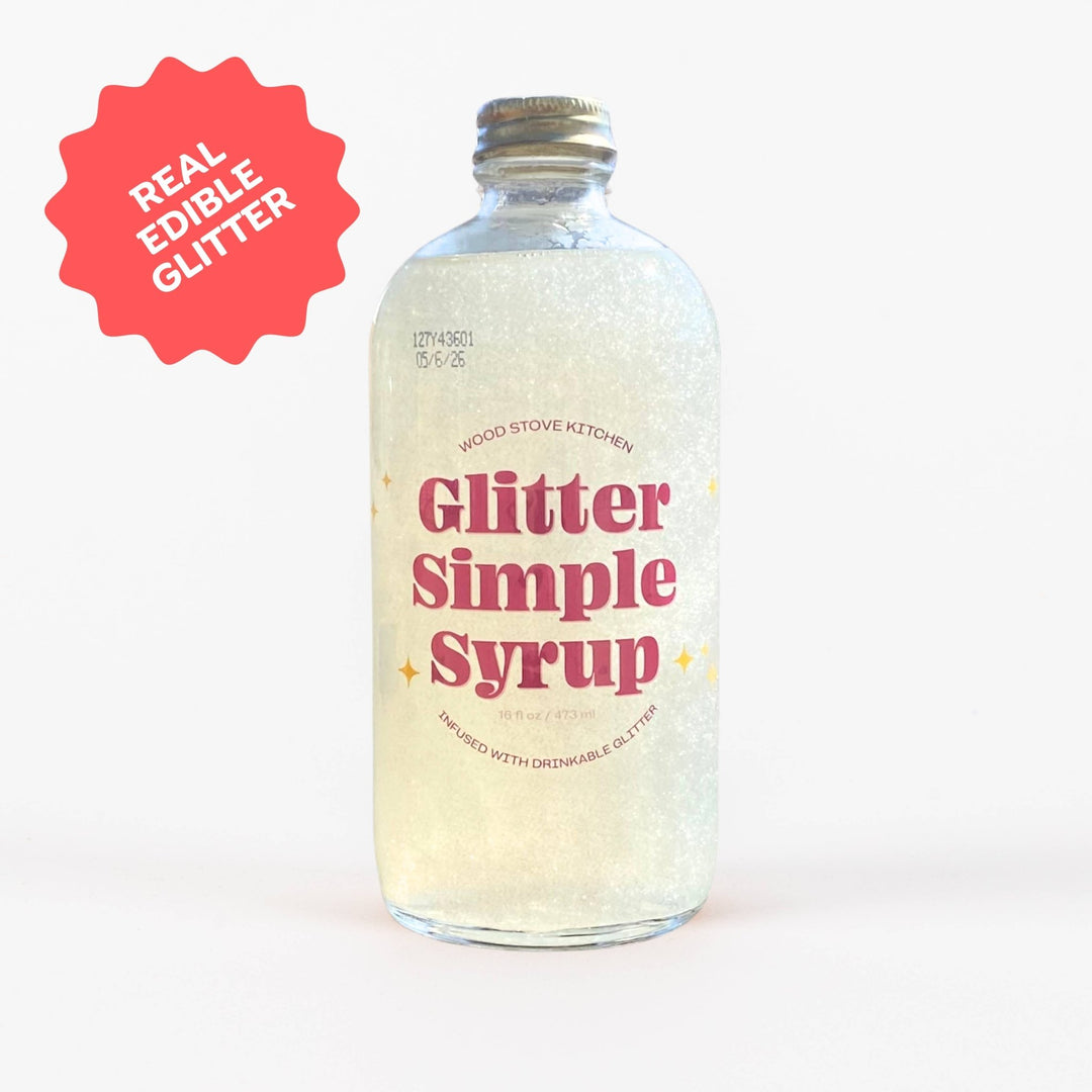 Glitter Simple Syrup, 16 fl oz - 22 Palms Boutique