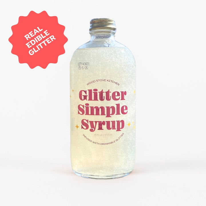 Glitter Simple Syrup, 16 fl oz - 22 Palms Boutique