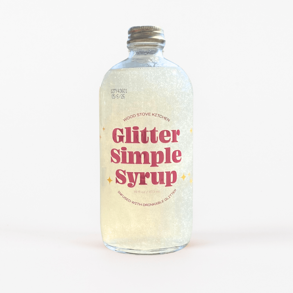 Glitter Simple Syrup, 16 fl oz - 22 Palms Boutique