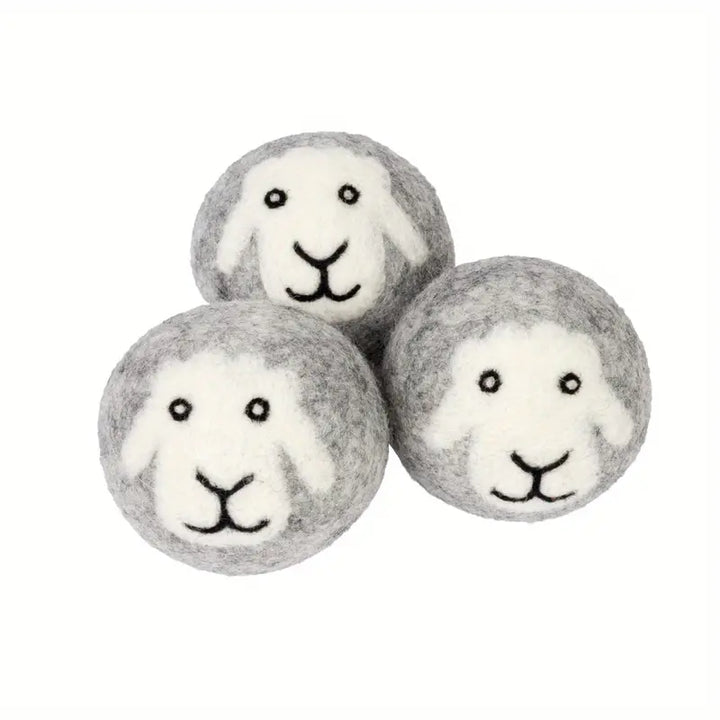 Organic Wool dryer ball set (3)