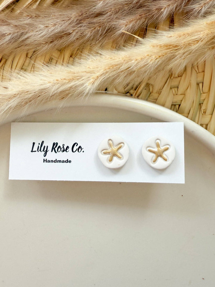 Handmade Coastal Clay Earrings - 22 Palms Boutique