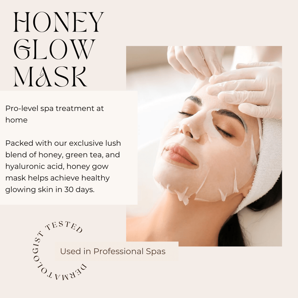 Honey Glow Mask - 30 spa - grade sheet masks - 22 Palms Boutique