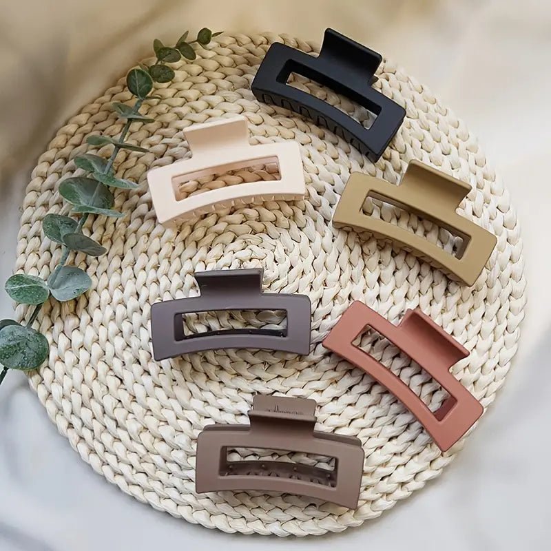 Large Hair Claw Clips, Square - 22 Palms Boutique