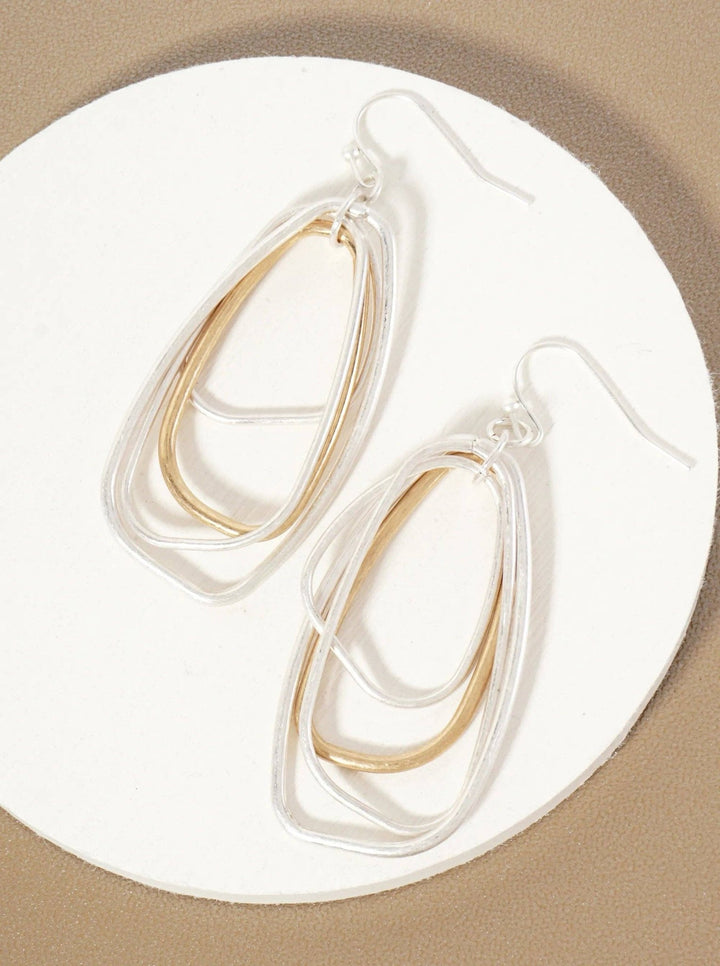 Layered Dangle Drop Earrings - 22 Palms Boutique