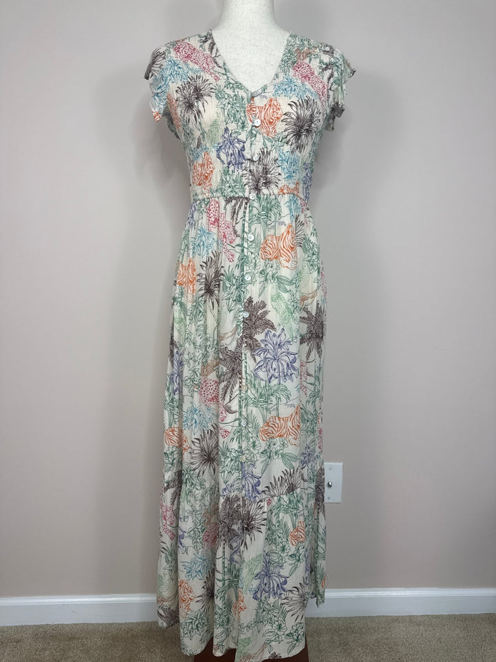 Leo Jungle Printed Dress - 22 Palms Boutique