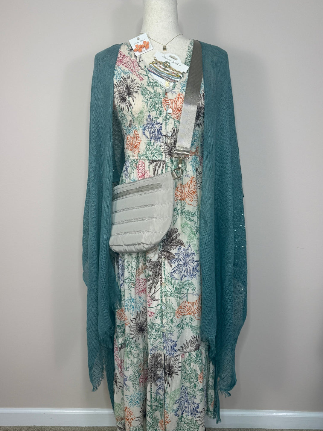 Leo Jungle Printed Dress - 22 Palms Boutique