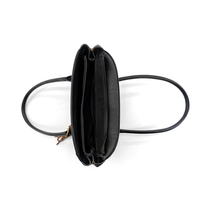 Liorah Cresent Shoulder Bag in Black - 22 Palms Boutique