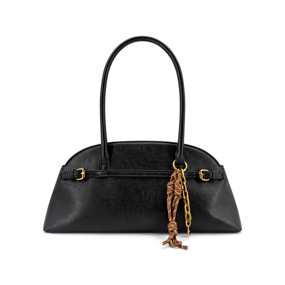 Liorah Cresent Shoulder Bag in Black - 22 Palms Boutique