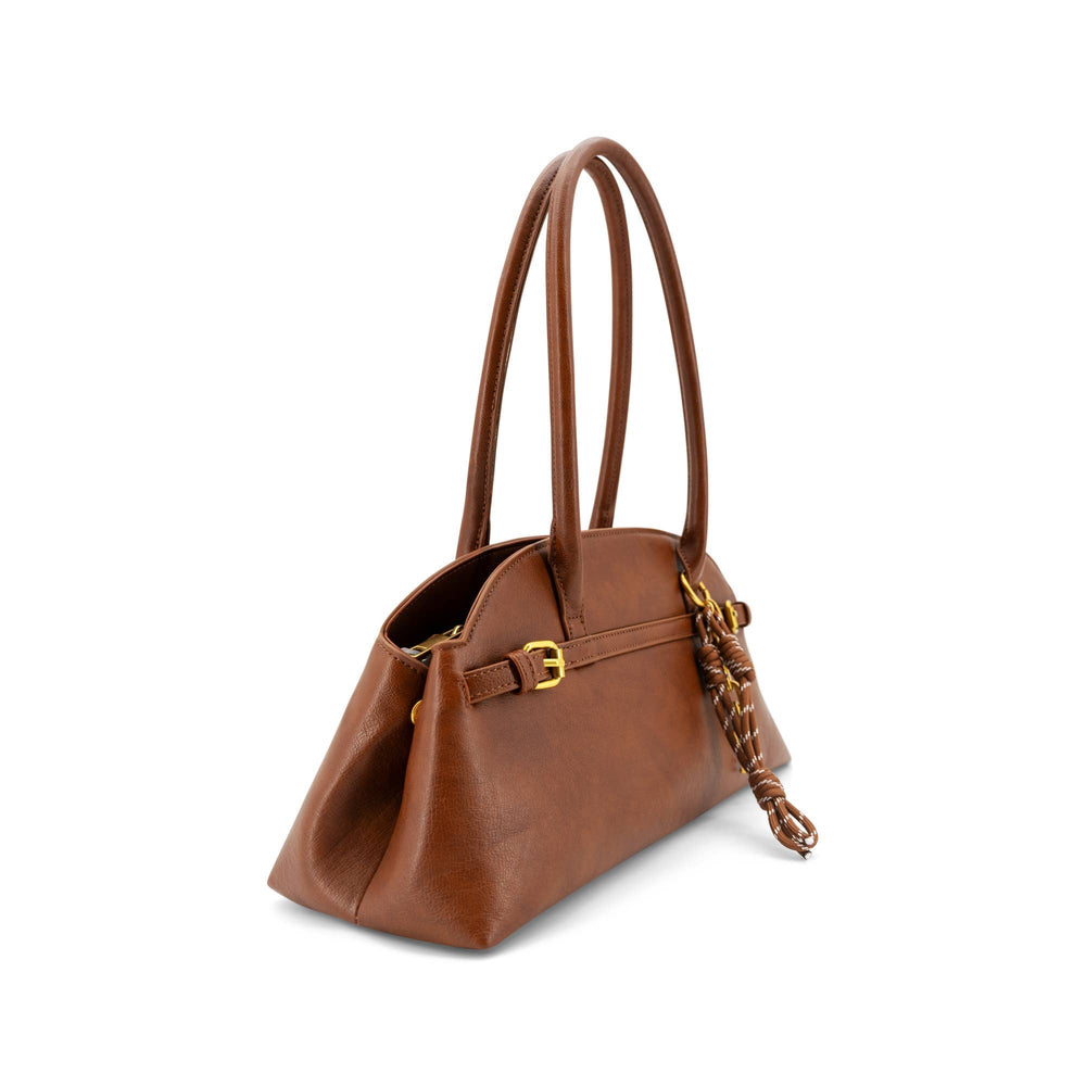 Liorah Cresent Shoulder Bag in Brown - 22 Palms Boutique