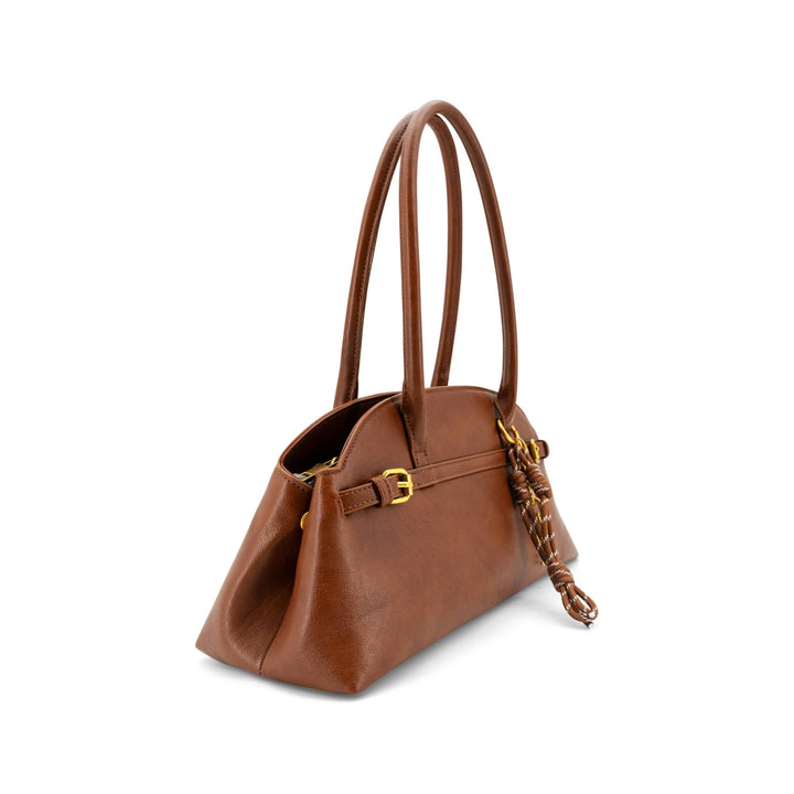 Liorah Cresent Shoulder Bag in Brown - 22 Palms Boutique
