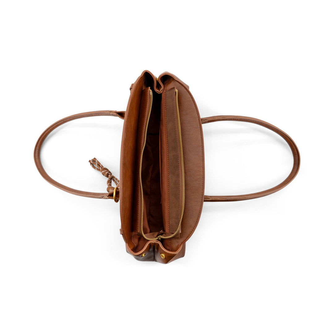 Liorah Cresent Shoulder Bag in Brown - 22 Palms Boutique