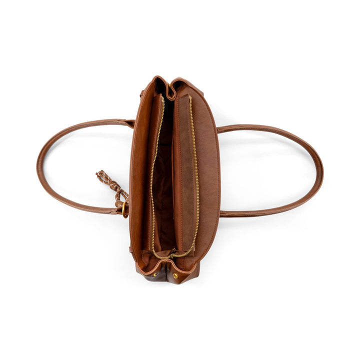 Liorah Cresent Shoulder Bag in Brown - 22 Palms Boutique