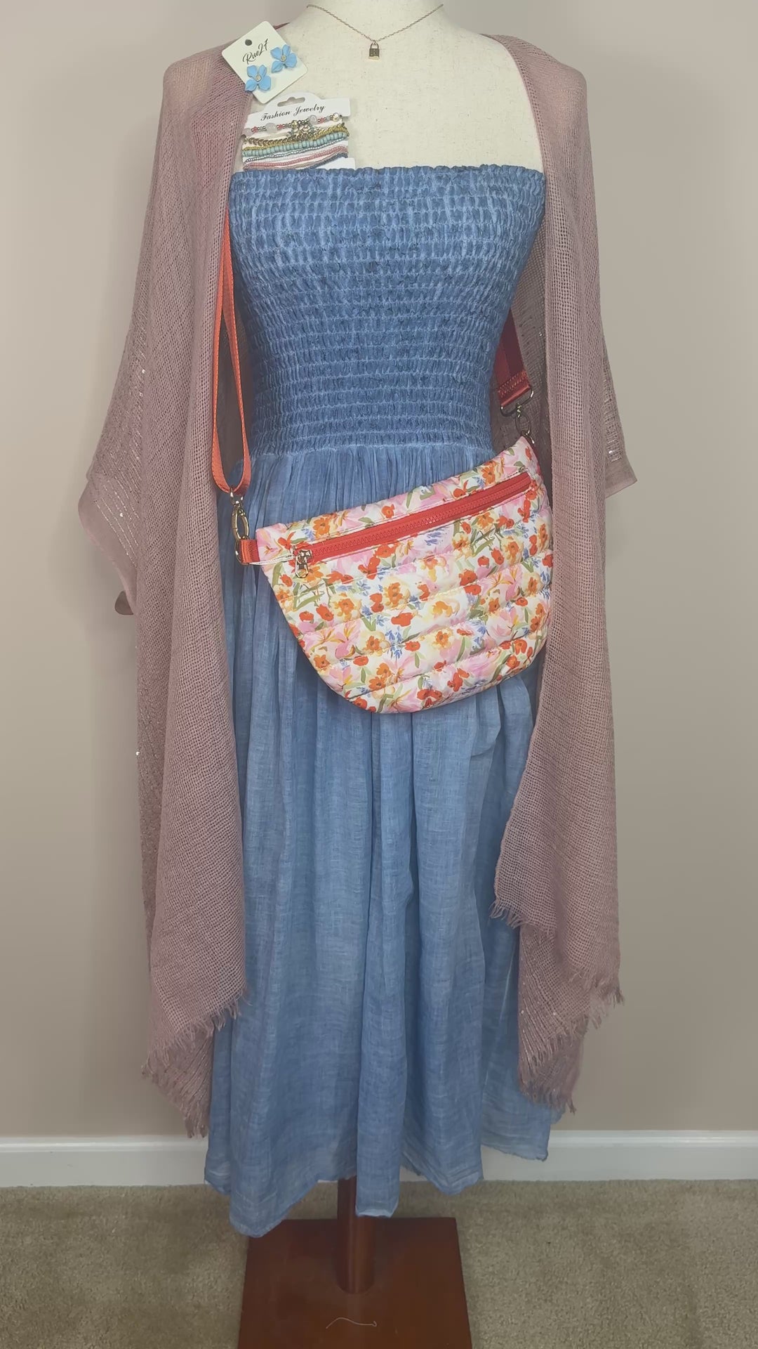 Raelyn Italian Cotton Skirt/Dress - Blue