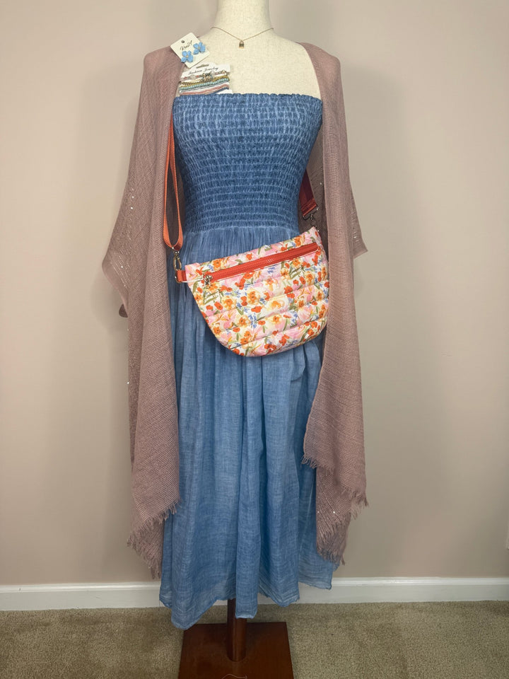 Raelyn Skirt - Blue - 22 Palms Boutique