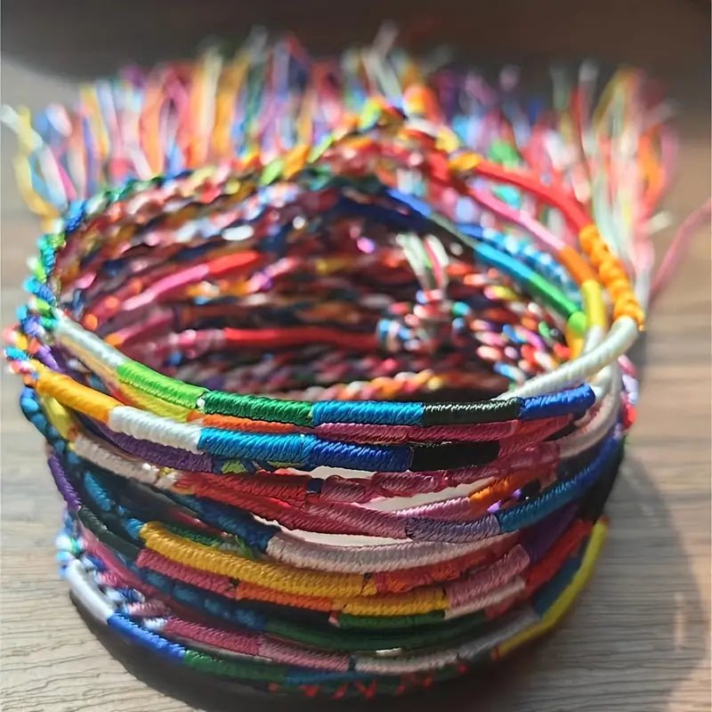 Rainbow Friendship Bracelets - 22 Palms Boutique