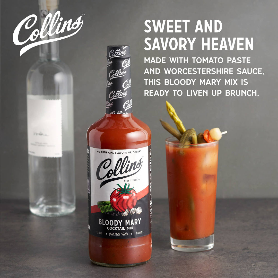 Real Sugar Classic Bloody Mary Cocktail Mix - 32 oz - 22 Palms Boutique