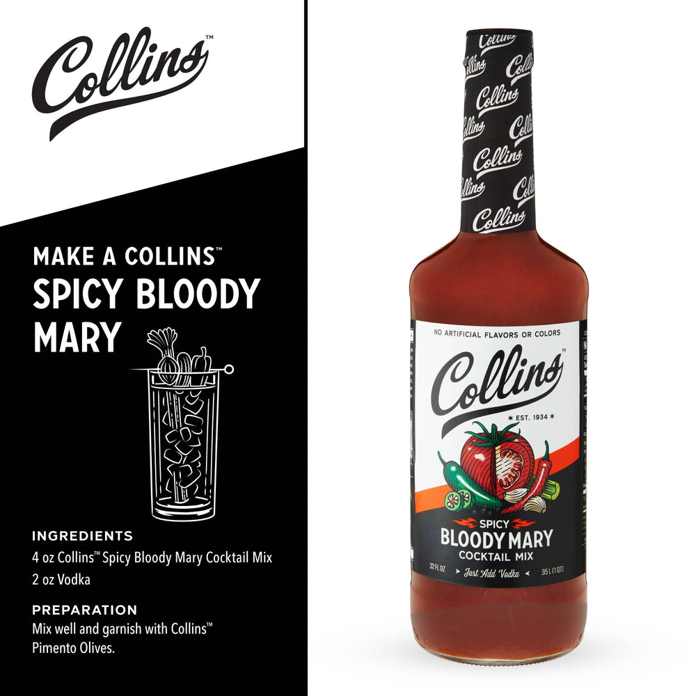 Real Sugar Spicy Bloody Mary Cocktail Mix - 32 oz - 22 Palms Boutique