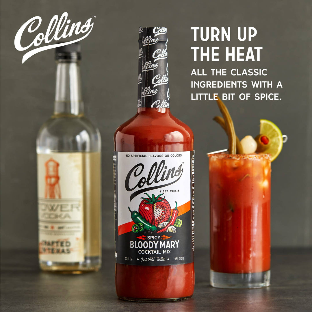 Real Sugar Spicy Bloody Mary Cocktail Mix - 32 oz - 22 Palms Boutique