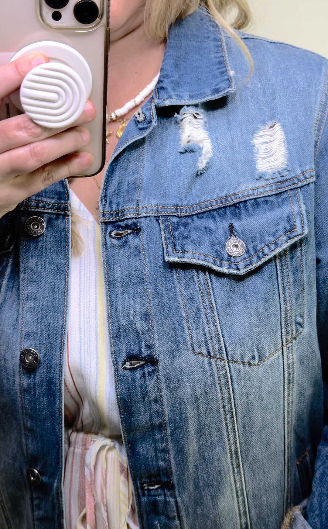 Risen Denim Vintage 90’s Jacket - 22 Palms Boutique