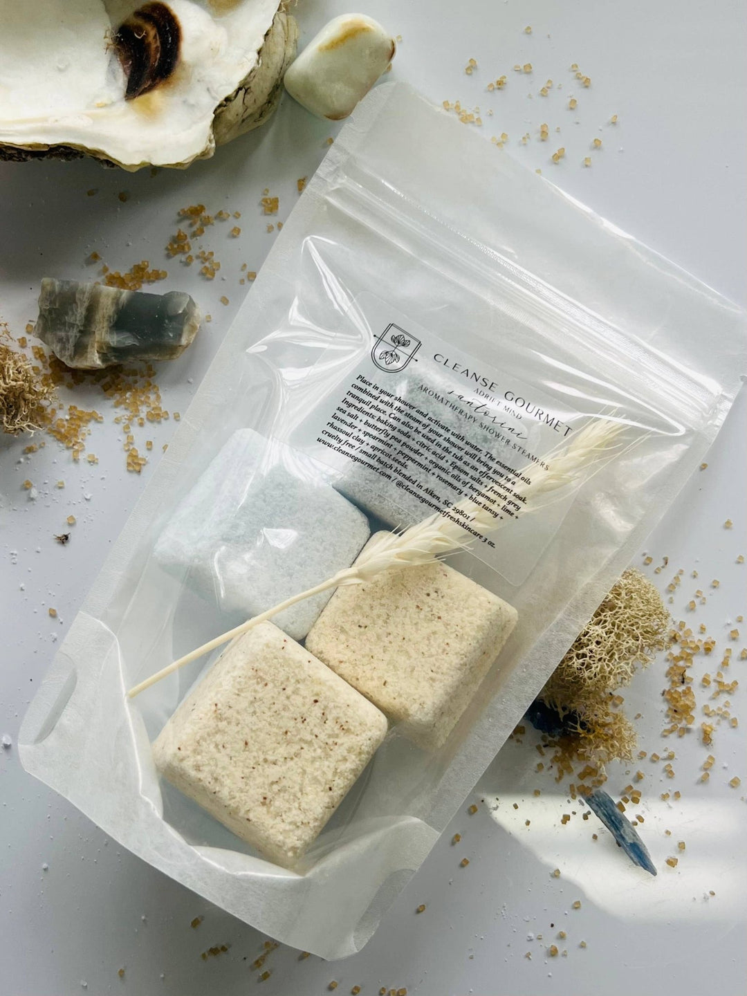 Santorini botanical shower steamers - 22 Palms Boutique