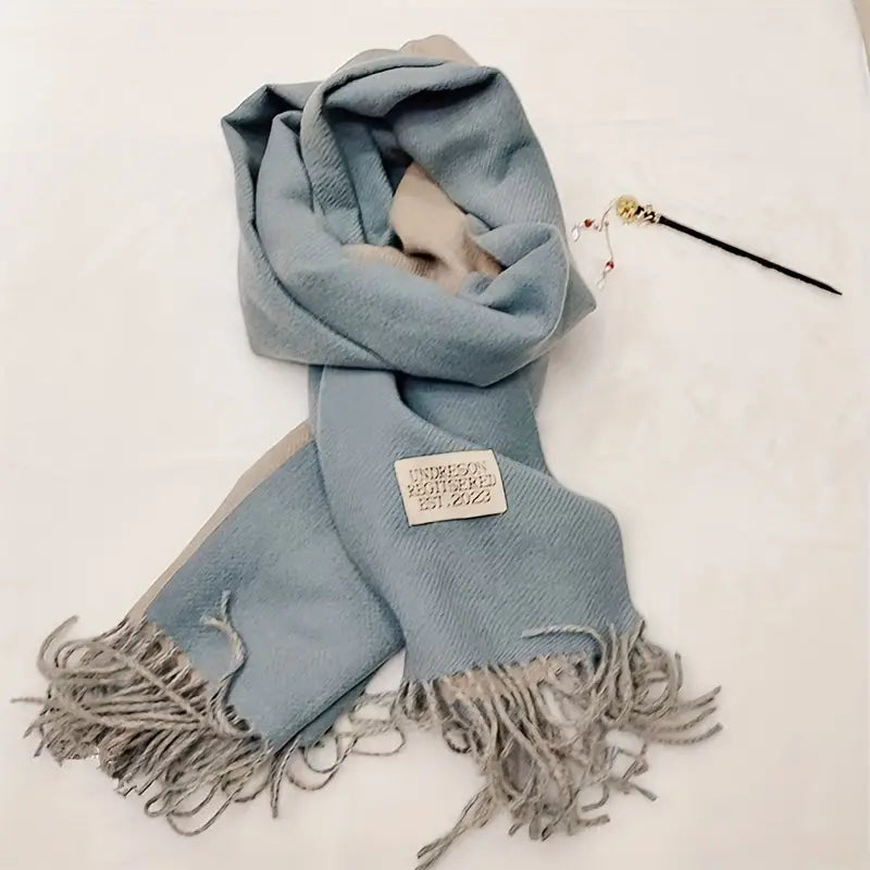 Double Sided Solid Color Cashmere-like Scarf, multiple colors