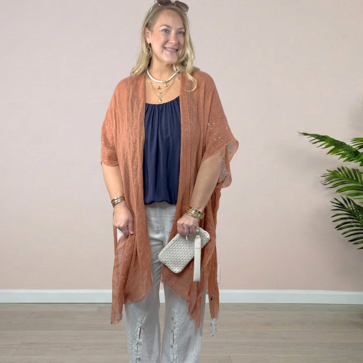 Sequin Kimono - 22 Palms Boutique