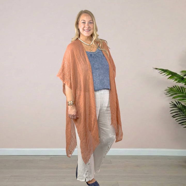 Sequin Kimono - 22 Palms Boutique