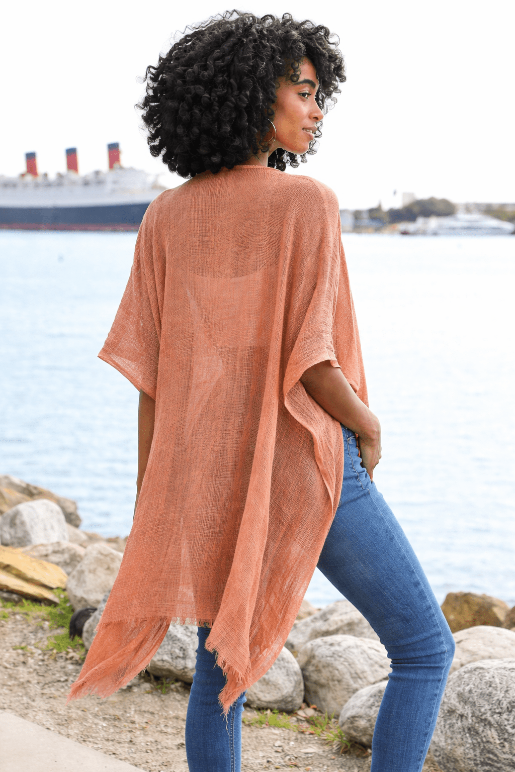 Sequin Kimono - 22 Palms Boutique