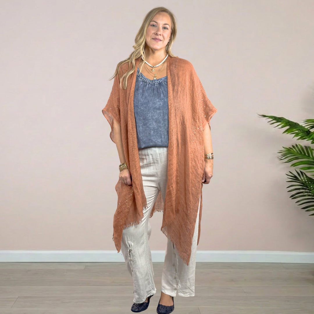 Sequin Kimono - 22 Palms Boutique