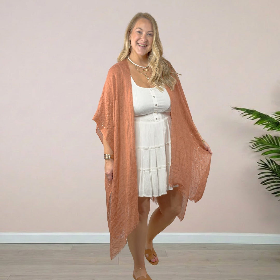 Sequin Kimono - 22 Palms Boutique