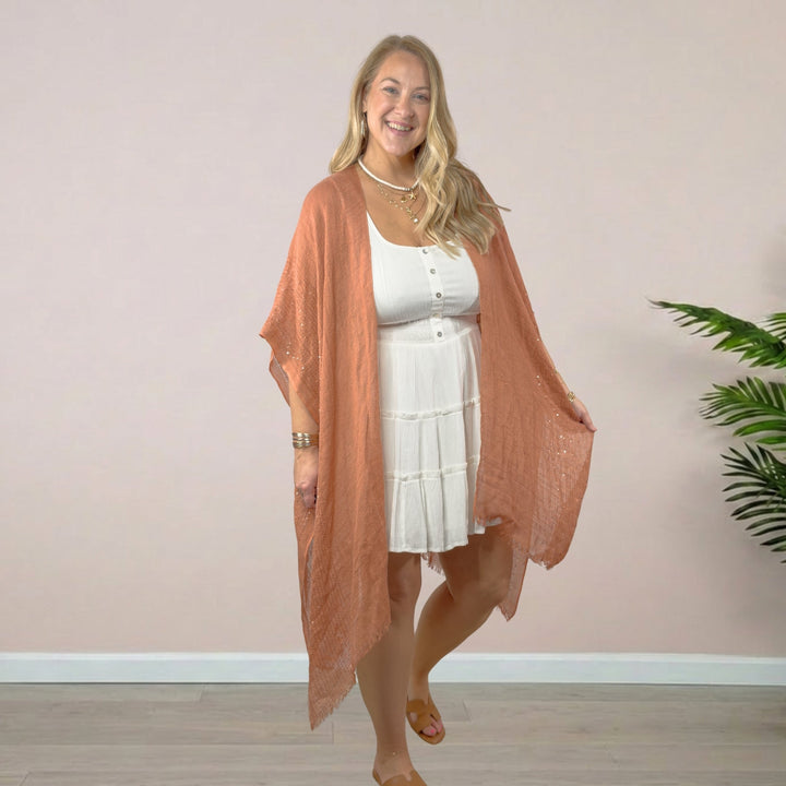 Sequin Kimono - 22 Palms Boutique