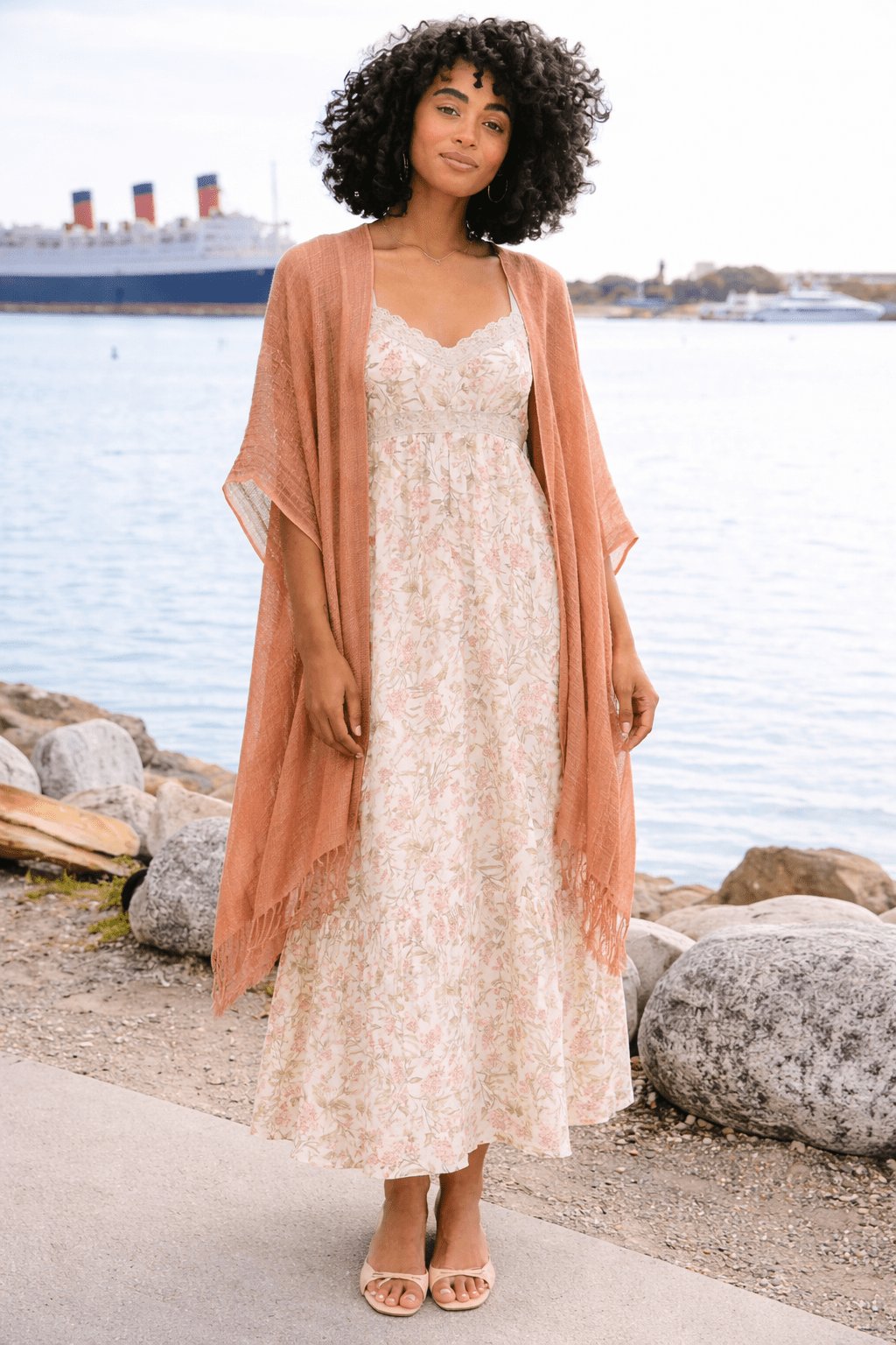 Sequin Kimono - 22 Palms Boutique