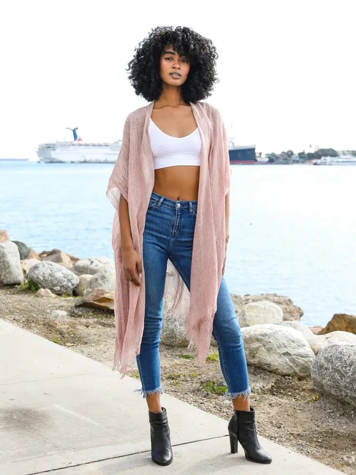 Sequin Kimono - 22 Palms Boutique