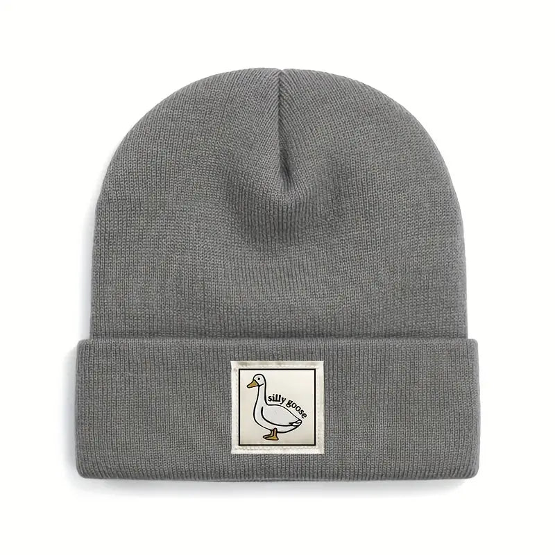 Silly Goose Patch Unisex Beanie