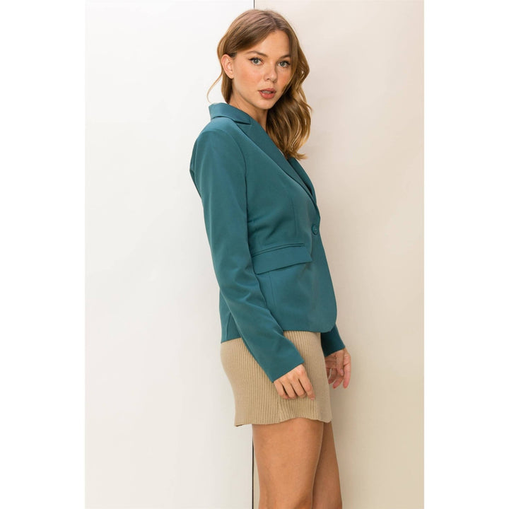 Single Button Tailored Blazer - 22 Palms Boutique