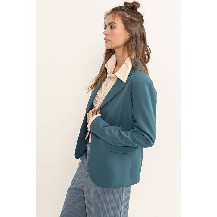Single Button Tailored Blazer - 22 Palms Boutique