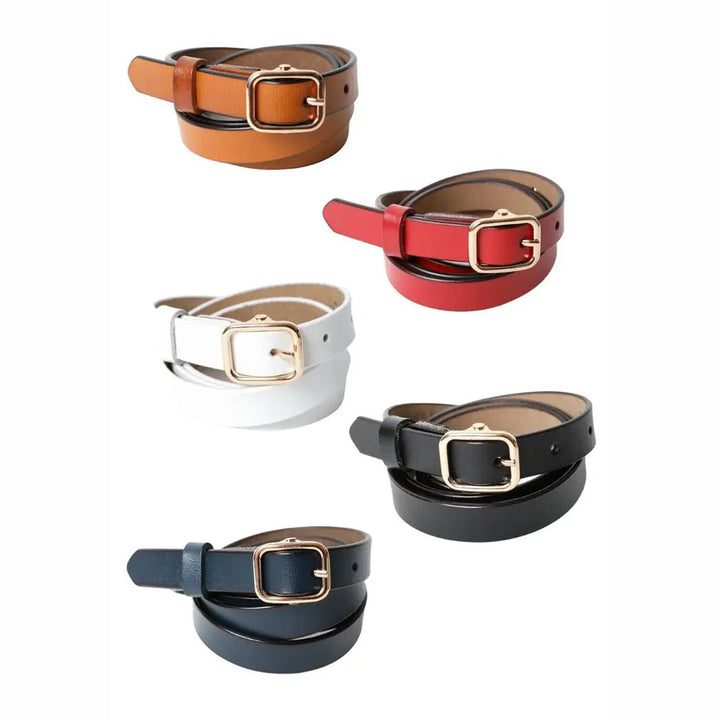 Skinny Leather Belt - 22 Palms Boutique