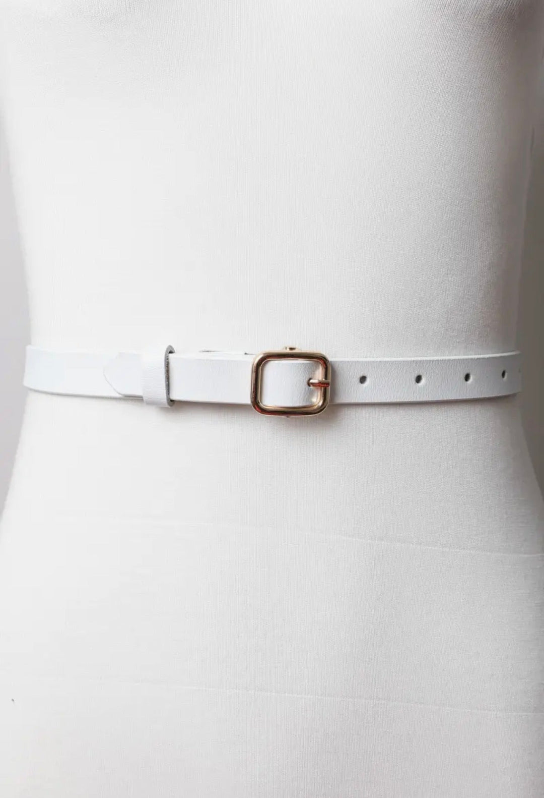 Skinny Leather Belt - 22 Palms Boutique