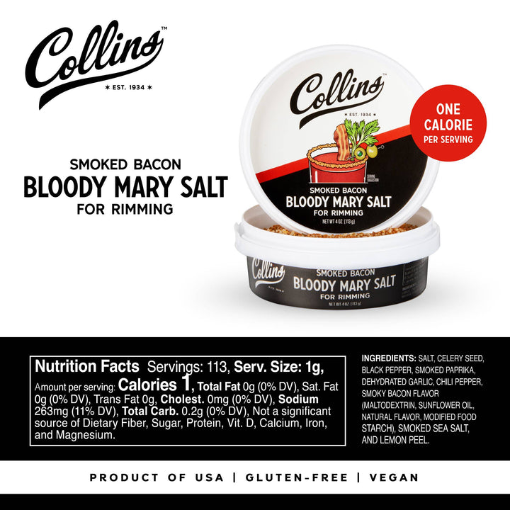 Smoked Bacon Bloody Mary Salt - 4 oz - 22 Palms Boutique