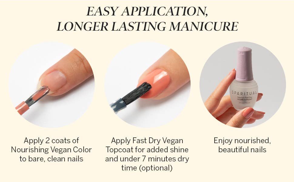 SpaRitual Nourishing Vegan Nail Polish: Self Love - 22 Palms Boutique