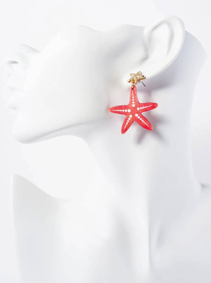 Starfish Dangle Earrings - 22 Palms Boutique