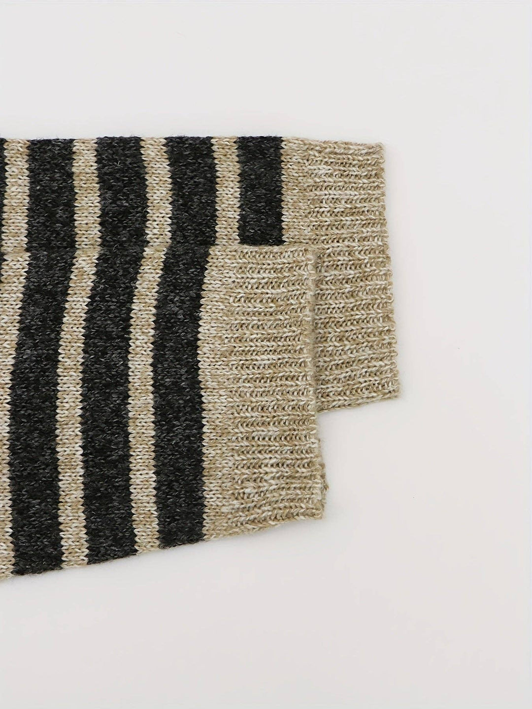 Striped Turtleneck Pullover Sweater - 22 Palms Boutique