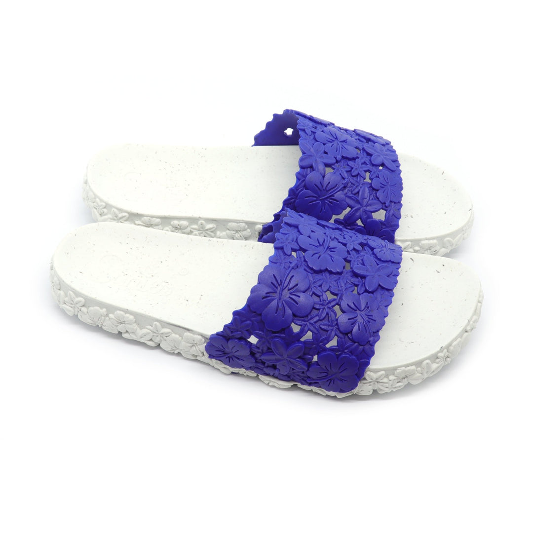 Sunies Waterproof Hawaii & Butterfly Slides - Red, White & Blue - 22 Palms Boutique