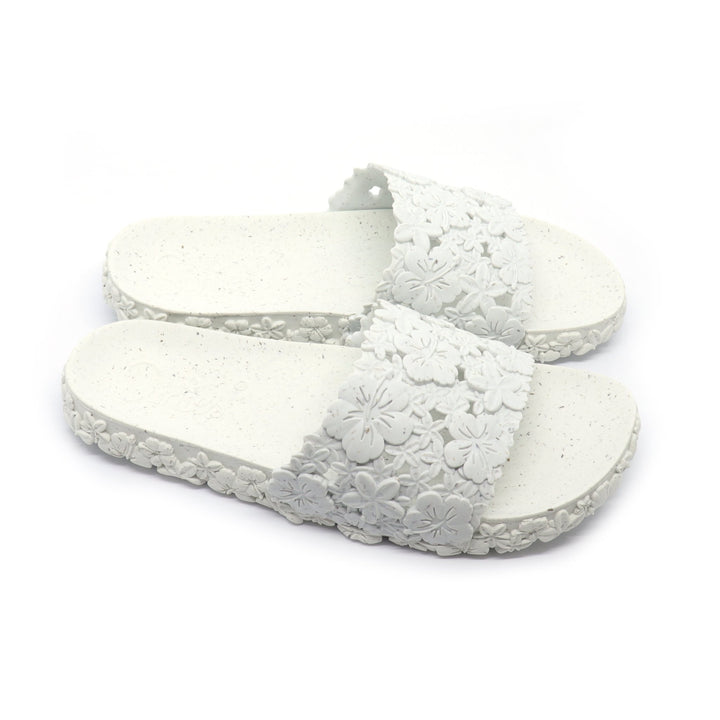 Sunies Waterproof Hawaii &amp; Butterfly Slides - Red, White &amp; Blue - 22 Palms Boutique