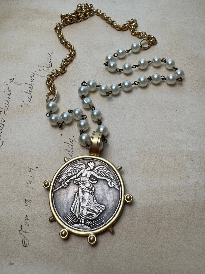 The Collector’s Grace Medallion Necklace - 22 Palms Boutique