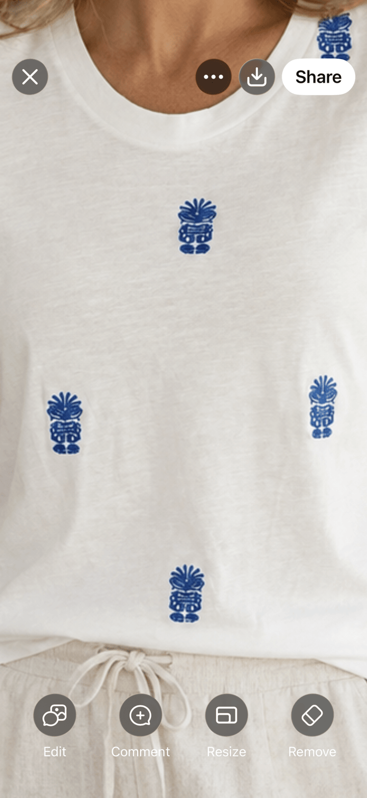 Tiki 100% Cotton Tee-Shirt - 22 Palms Boutique