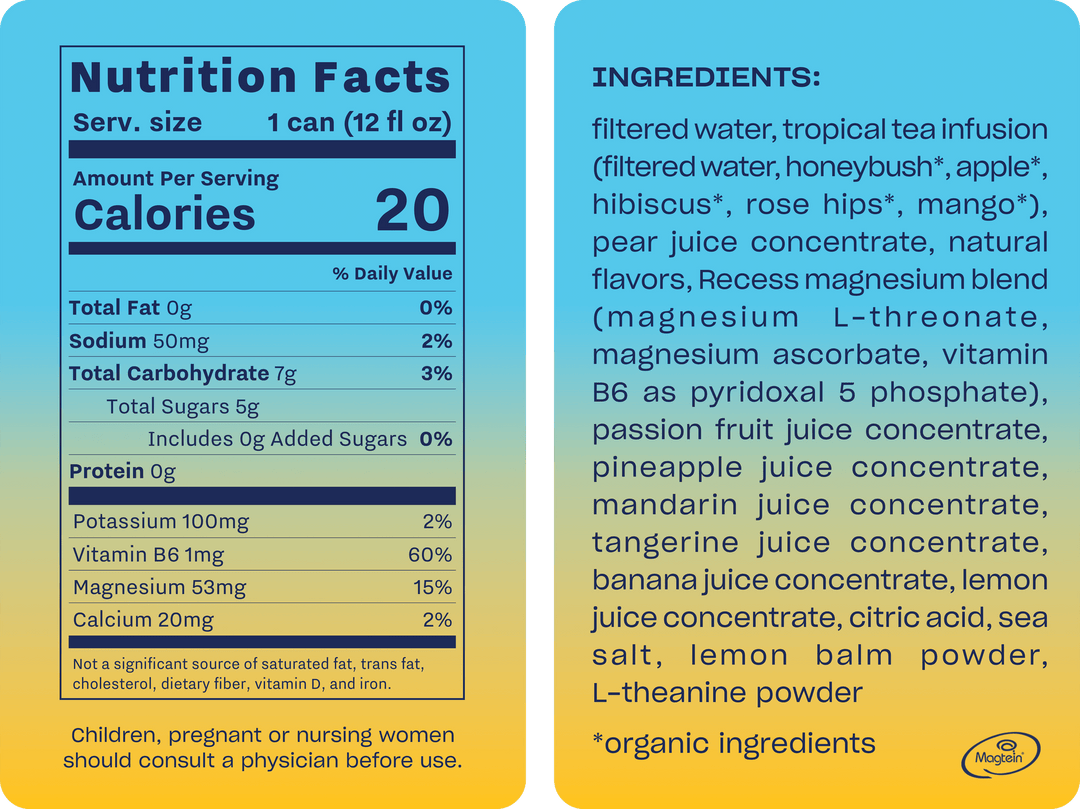 Tropical Adaptogen Sparkling Water - 22 Palms Boutique