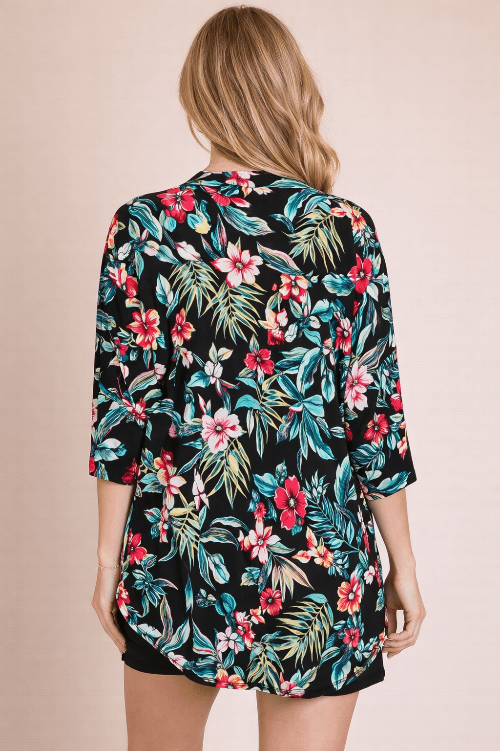 Tropical Floral Bulgari Cardigan - 22 Palms Boutique