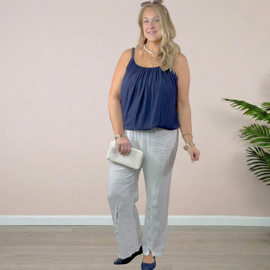 Viscose Rope Braided Tank - 22 Palms Boutique